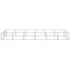 Dog Kennel Silver 129.2 ftï¿½ï¿½ Steel