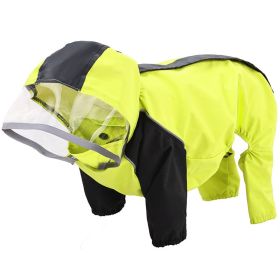 Pet All-inclusive Waterproof Dog Poncho (Option: Green-3XL)